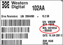 Western Digital WD102AA-00ANA0